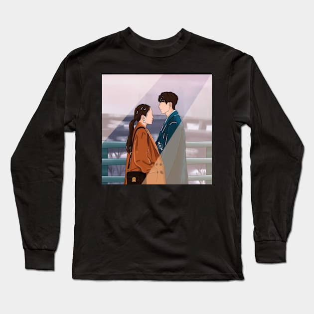 Goblin Korean Drama Long Sleeve T-Shirt by ayshatazin